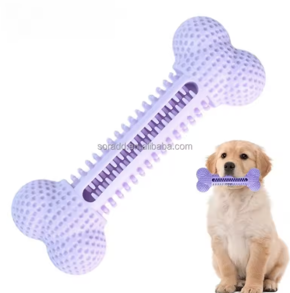 Dog Bone Shape Chew Toys for Dog Teeth Cleaning