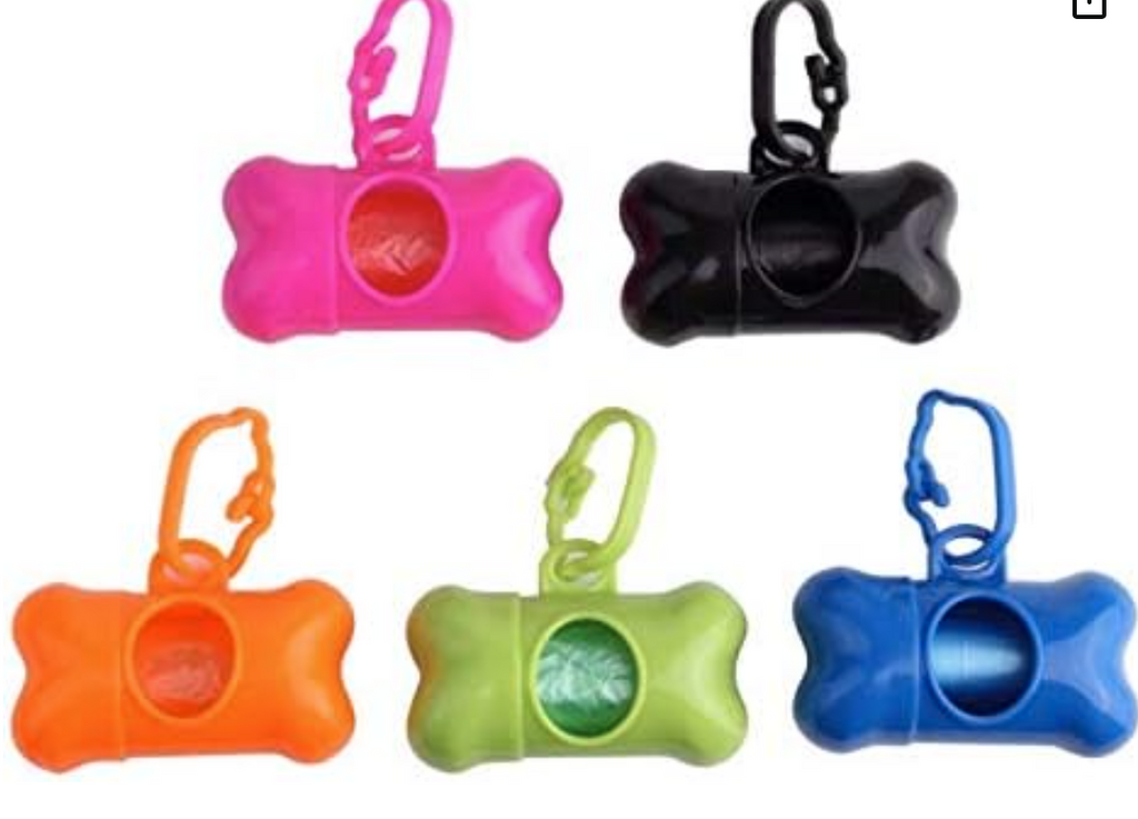 Bone Shaped Poop Bag Dispenser Pet Waste Disposal Bag Dispenser With Waste Bag (Random Color)