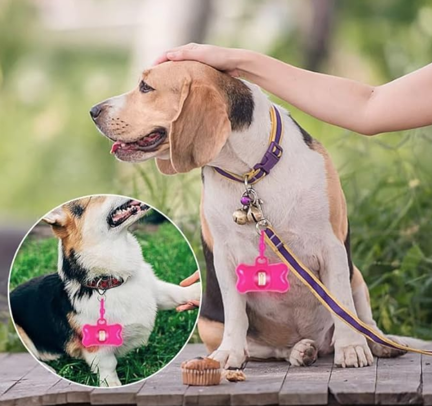 Bone Shaped Poop Bag Dispenser Pet Waste Disposal Bag Dispenser With Waste Bag (Random Color)